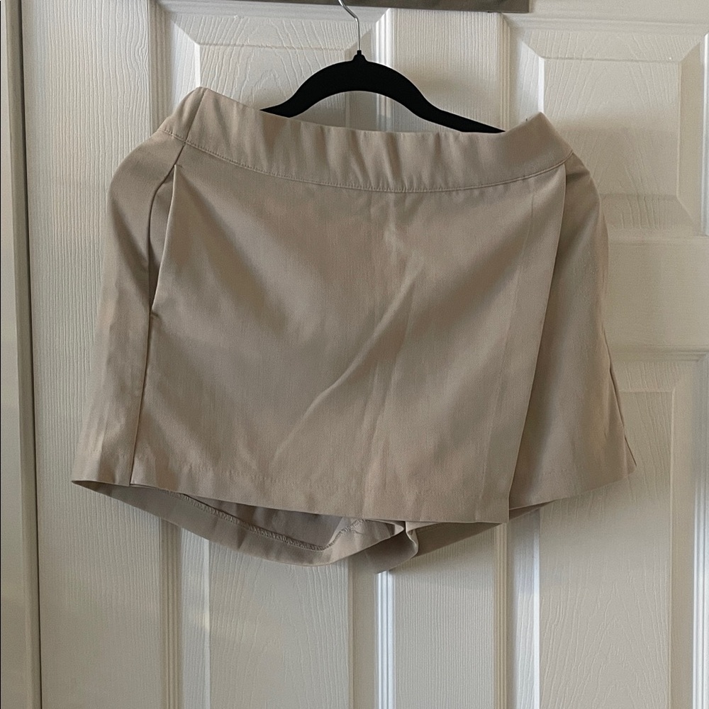 Frank and oak beige skort preppy golf